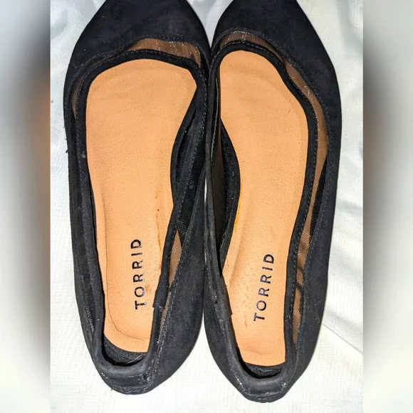 Torrid Mesh & Faux Suede Pointed Toe Women's Flats - Picture 5 of 7